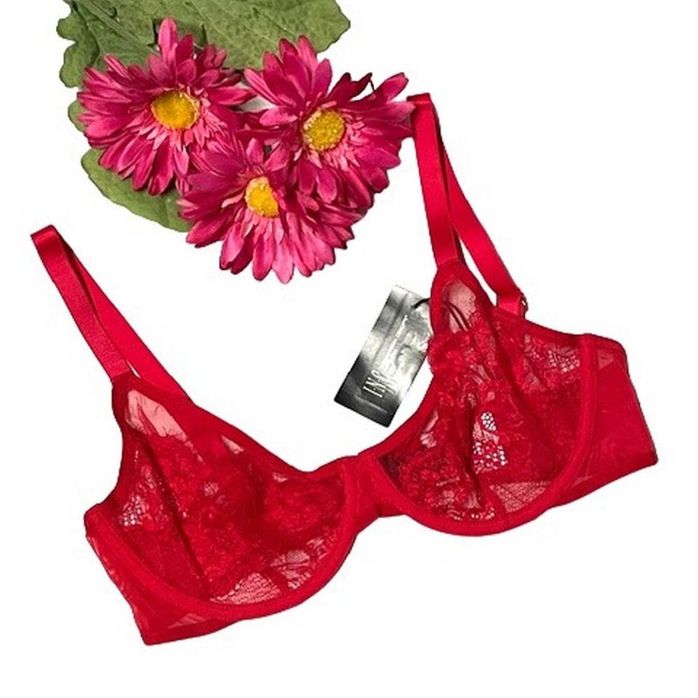 INC International Concepts Underwire Lace Bra